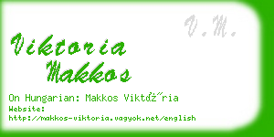 viktoria makkos business card